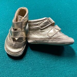 Old Soles Shiny Gold Baby Shoes